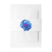 Blauwe maffia uitnodigingen wikkel (Voorkant Voorbeeld)