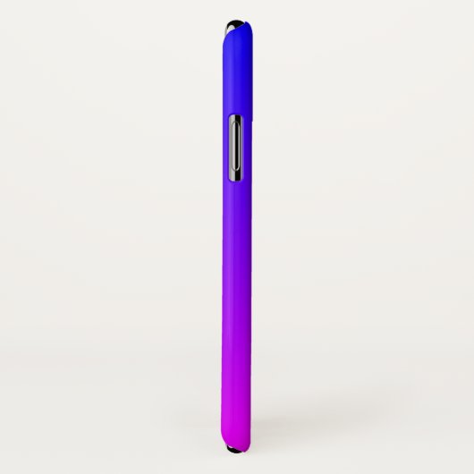 Blauwe magenta gradiënt Case-Mate iPhone case (Achterkant / rechts)