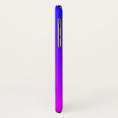 Blauwe magenta gradiënt Case-Mate iPhone case (Achterkant/links)