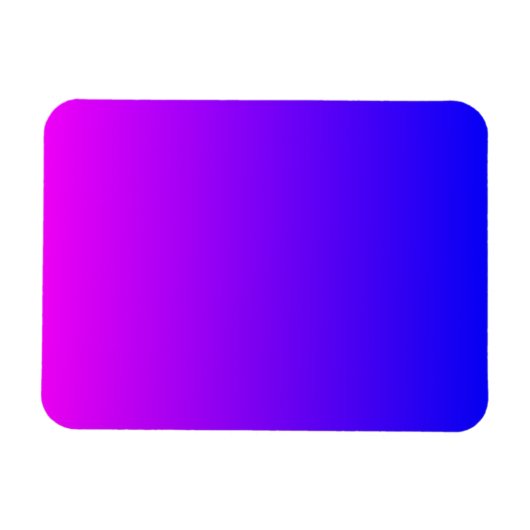 Blauwe magenta gradiënt magneet (Horizontaal)