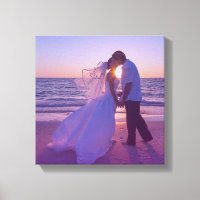 Blauwe Magenta Gradient Overlay Trouwfoto