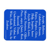 Blauwe magneet (Horizontaal)