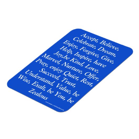 Blauwe magneet (Linkerzijde)