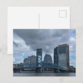 Blauwe Main Street-brug Briefkaart (Voorkant / Achterkant)