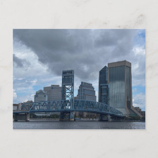 Blauwe Main Street-brug Briefkaart