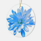 Blauwe mais, zink, zonnebloem keramisch ornament (Links)