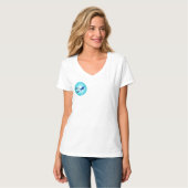 Blauwe Malediven T-shirt (Voorkant volledig)