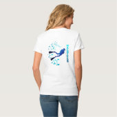 Blauwe Malediven T-shirt (Achterkant volledig)