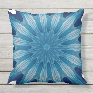 Blauwe Mandala kussen3 Buitenkussen