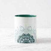 Blauwe mandala mok (Midden)