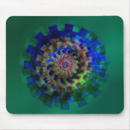 Blauwe mandala muismat