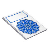Blauwe mandala notitieboek (Rechterzijde)