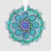 Blauwe mandala ornament (achterkant)
