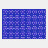 Blauwe mandala-papierbladen inpakpapier vel (Voorkant)