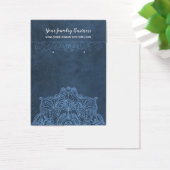 Blauwe Mandala Veroorzaagkaarten Visitekaartje (Bureau)