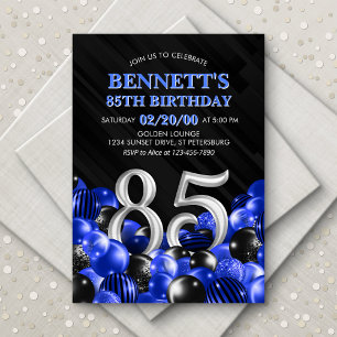 Blauwe Mannen 85ste verjaardag Kaart