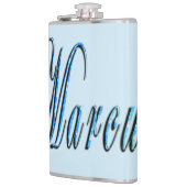 Blauwe Marcus naam,  Heupfles (Links)