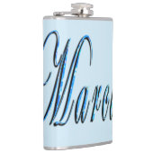 Blauwe Marcus naam, Heupfles (Rechts)