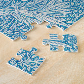Blauwe Marigold Ornament Illustratie Legpuzzel (Zijkant)