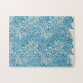 Blauwe Marigold Ornament Illustratie Legpuzzel (Horizontaal)