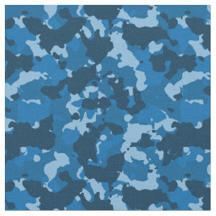 Blauwe Marine Camouflage Camo Militair Stof