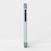 Blauwe Marine Nautical Anker Yacht Club retro octo Case-Mate iPhone Case (Achterkant/links)