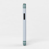 Blauwe Marine Nautical Anker Yacht Club retro octo Case-Mate iPhone Case (Achterkant/rechts)