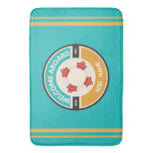 Blauwe marine Nautisch Anker jachtclub boot jachth Badmat (Voorkant Verticaal)