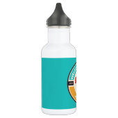 Blauwe marine Nautisch Anker jachtclub boot jachth Waterfles (Links)