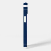 Blauwe Marine Nautische Anker jacht club boot jach Case-Mate iPhone Case (Achterkant / Rechts)