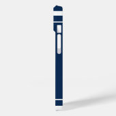 Blauwe Marine Nautische Anker jacht club boot jach Case-Mate iPhone Case (Achterkant / Links)