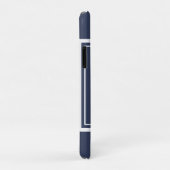 Blauwe Marine Nautische Anker jacht club boot jach Case-Mate iPhone Case (Achterkant/rechts)