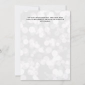 Blauwe marine prinses Quinceañera balgons rozen Kaart (Achterkant)