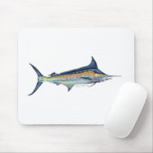 blauwe marineschildpad muismat (Met muis)