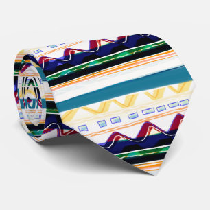 Blauwe marinier en geel stropdas