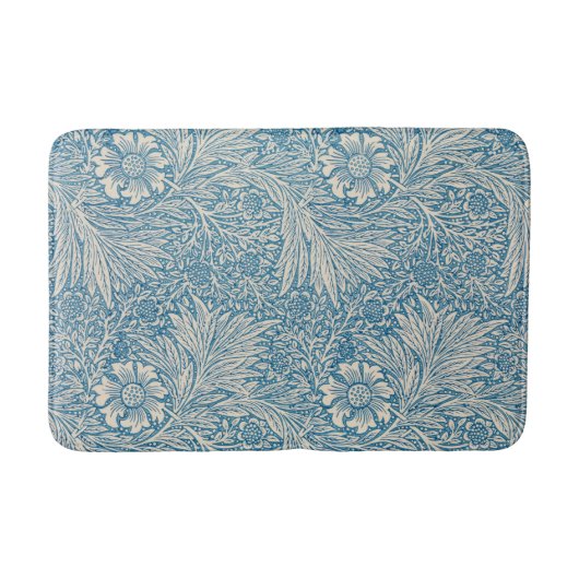 Blauwe mariniers (door William Morris) Badmat (Voorkant)