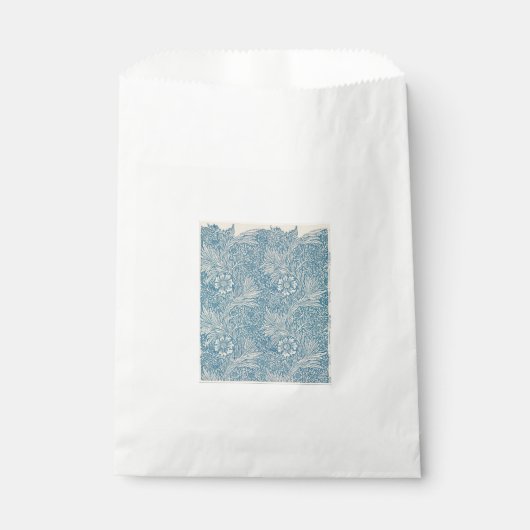 Blauwe mariniers (door William Morris) Bedankzakje (Voorkant)