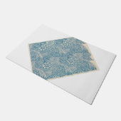 Blauwe mariniers (door William Morris) Deurmat (Schuin)