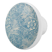 Blauwe mariniers (door William Morris) Keramische Knop (Rechts)