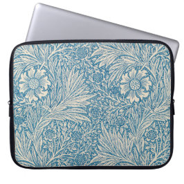Blauwe mariniers (door William Morris) Laptop Sleeve