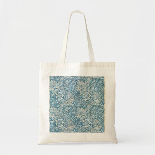 Blauwe mariniers (door William Morris) Tote Bag (Voorkant)
