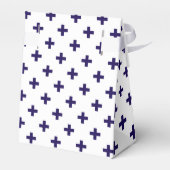 Blauwe mariniers kruisen wit bedankdoosjes (Achterkant)