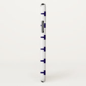 Blauwe mariniers kruisen wit Case-Mate iPhone case (Achterkant / rechts)
