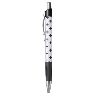 Blauwe mariniers kruisen wit pen