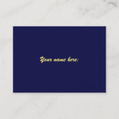 Blauwe mariniers, moon, schaap, luierritten informatiekaartje (Achterkant)