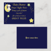 Blauwe mariniers, moon, schaap, luierritten informatiekaartje (Voorkant / Achterkant)