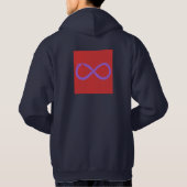 Blauwe marjodie hoodie (Achterkant)
