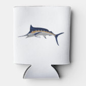 Blauwe marlijn blikjeskoeler (Voorkant)