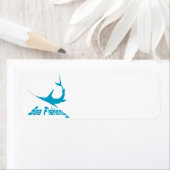 Blauwe marlijn etiket (Insitu)