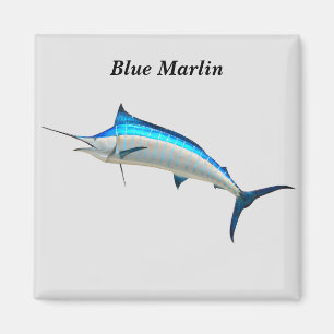 Blauwe marlijn magneet